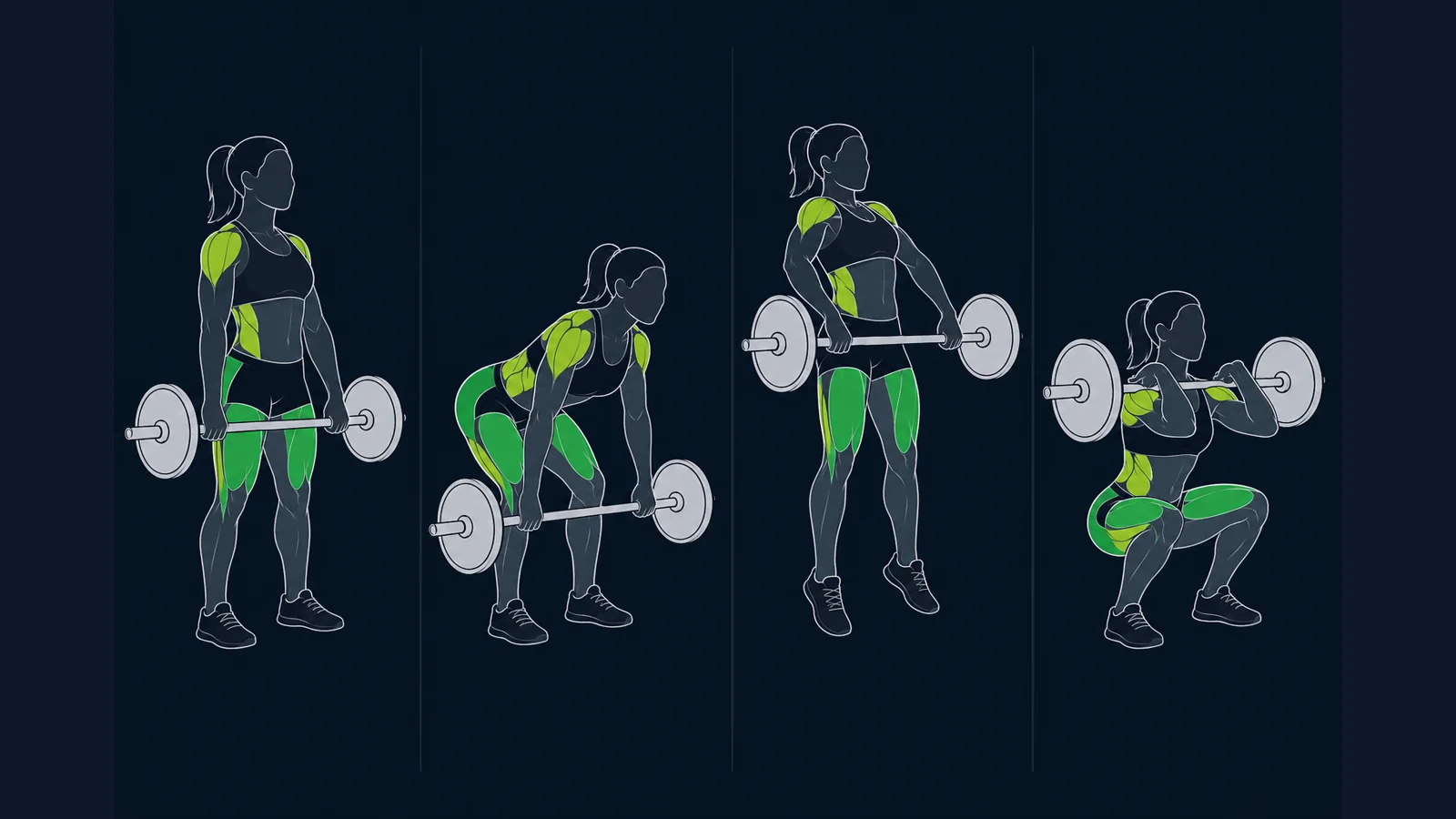 Hang Power Clean - Hengende Frivending