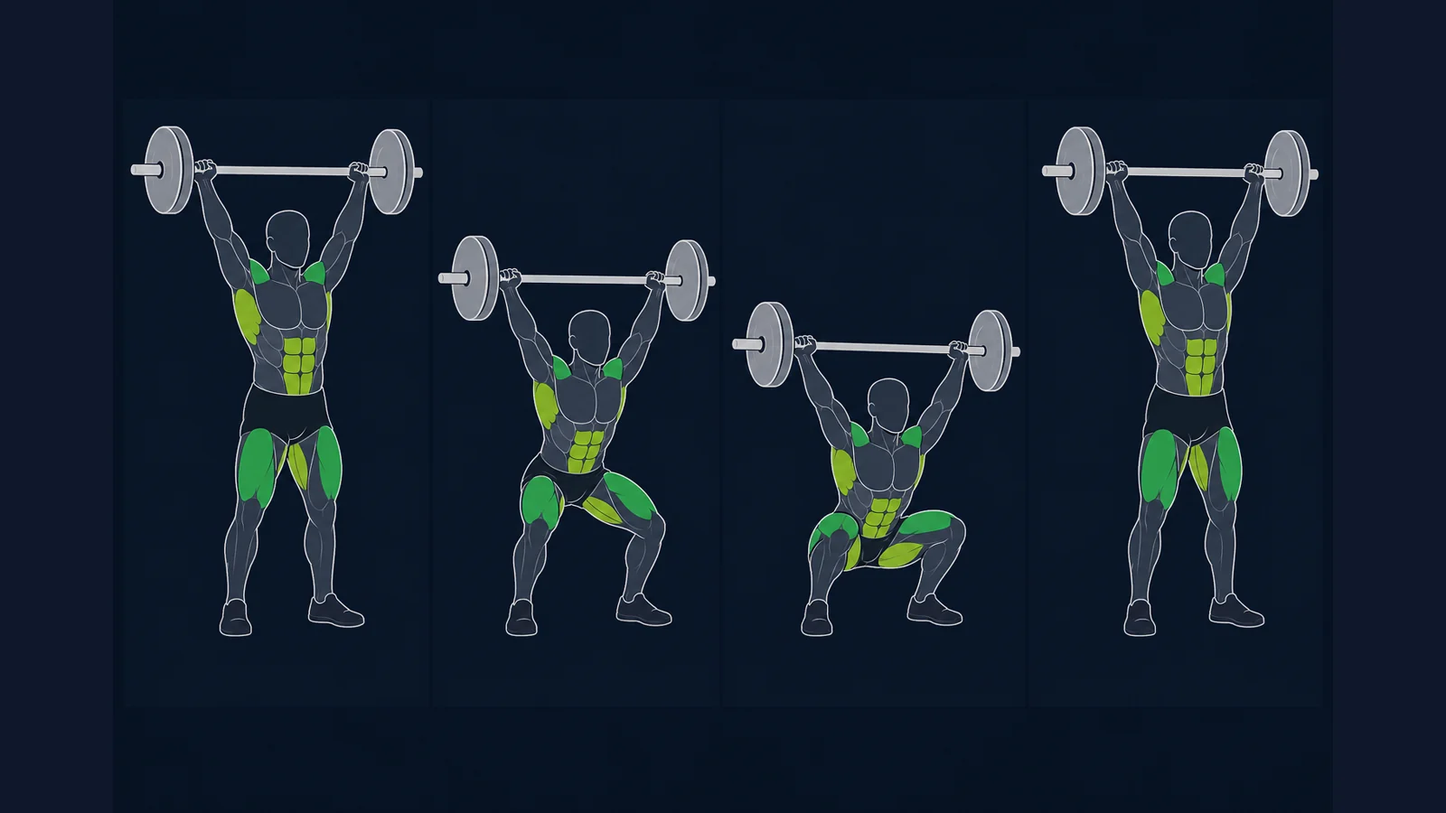 Overhead Squat - Over Hodet Knebøy