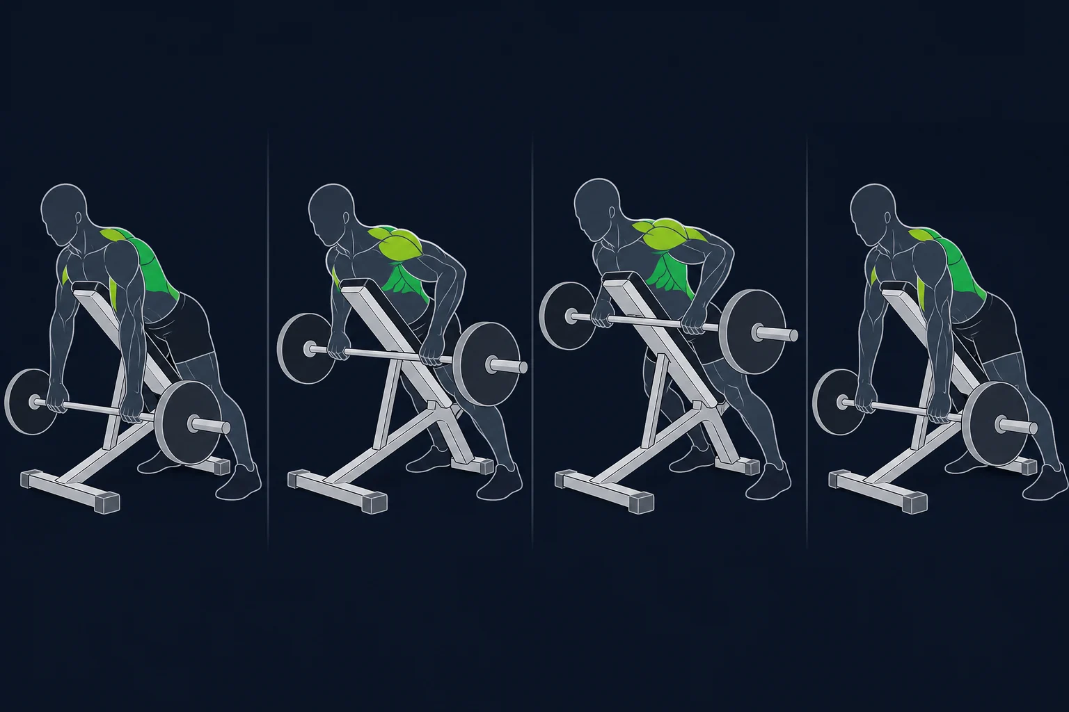 Barbell Row - Stangroing: Chest-supported row
