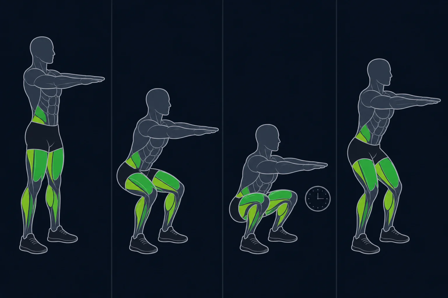 Bodyweight Squat - Knebøy Med Egenvekt: Pause knebøy med egenvekt
