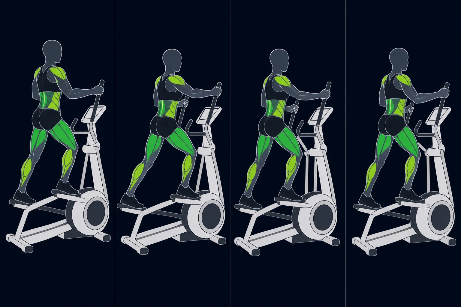 Elliptical - Ellipsemaskin: Ellipsemaskin med høy motstand