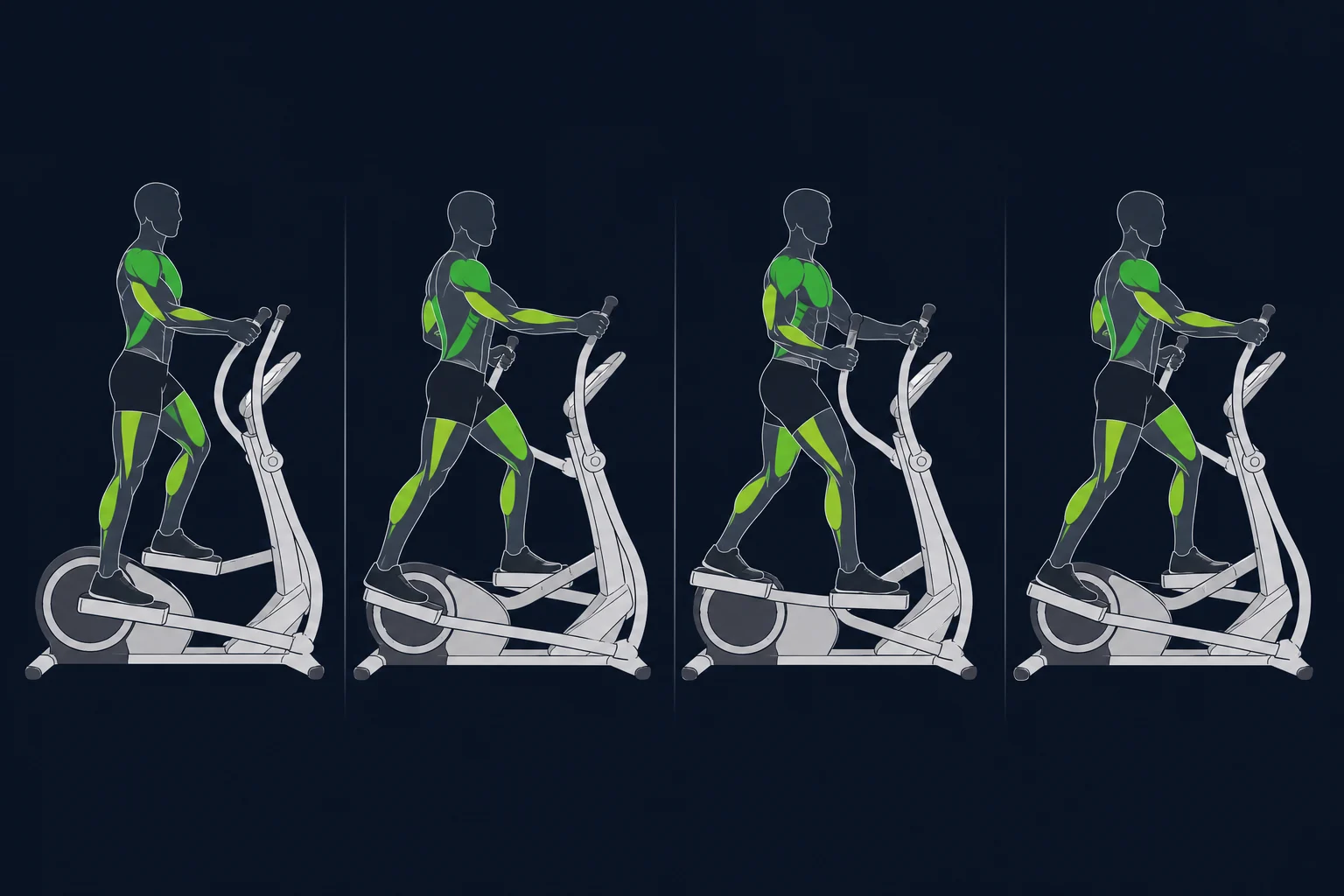 Elliptical - Ellipsemaskin: Ellipsemaskin med lav motstand