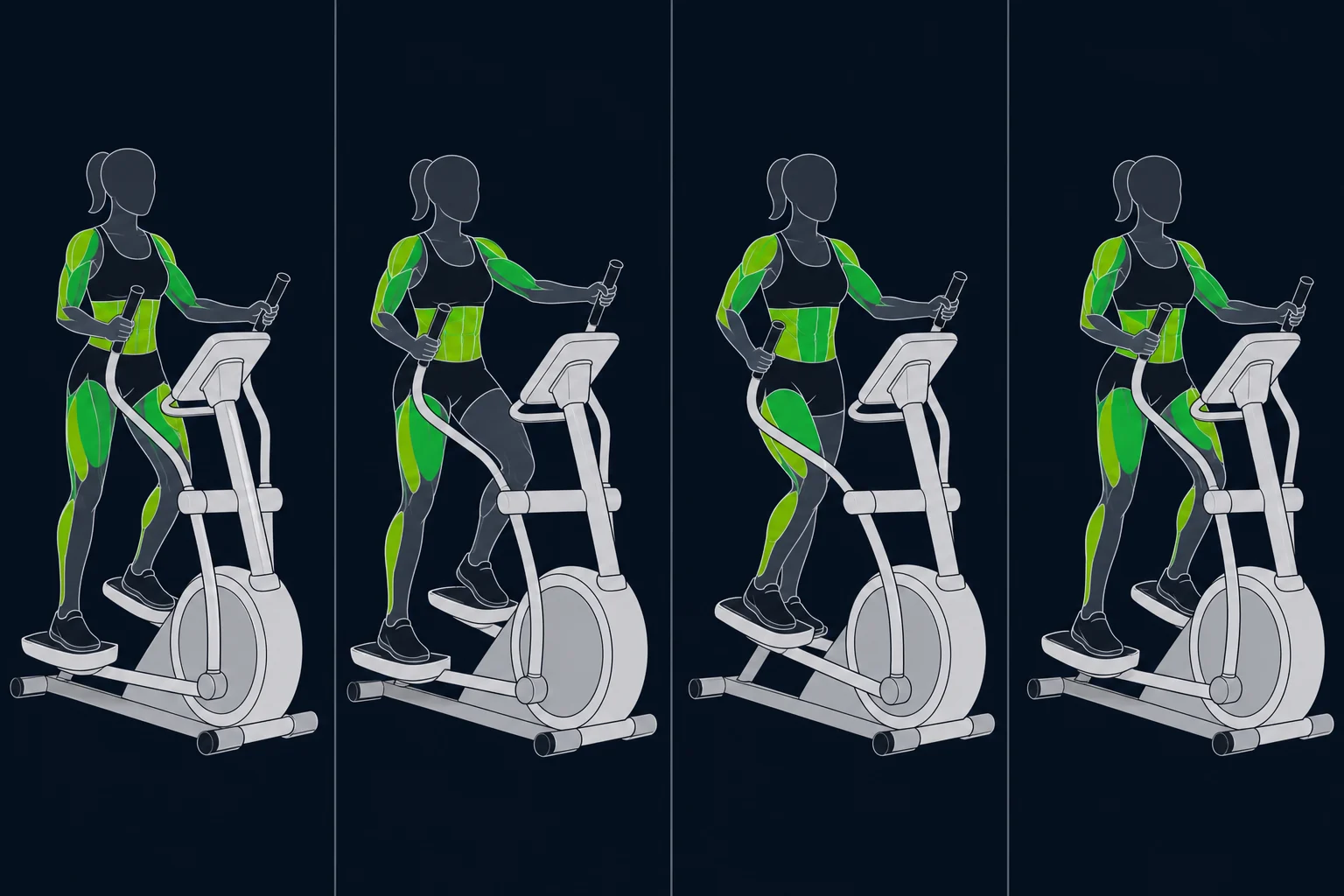 Elliptical - Ellipsemaskin: Rolig ellipsemaskin