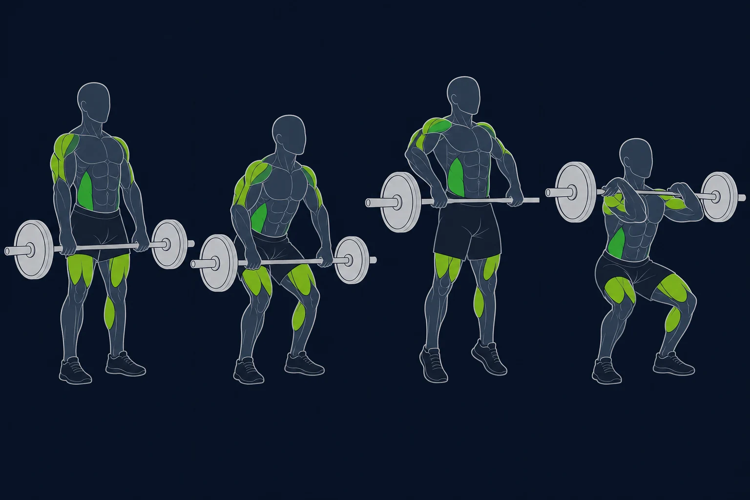 Hang Power Clean - Hengende Frivending: High-hang power clean