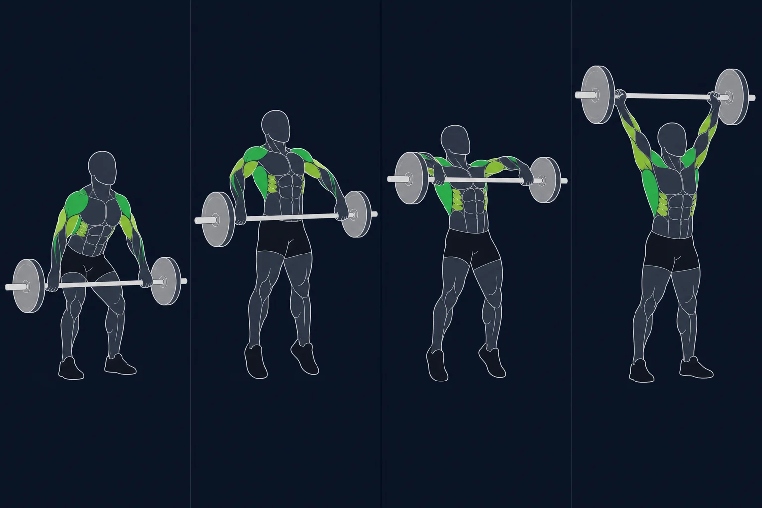 Muscle Snatch - Muskelrykk: Hang muscle snatch