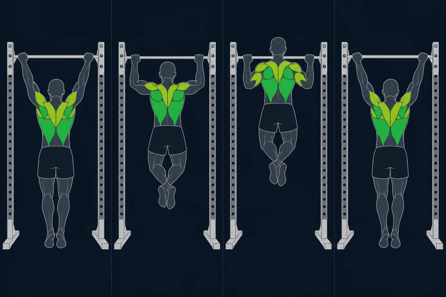 Pull-up - Pullup: Bredt grep pull-up