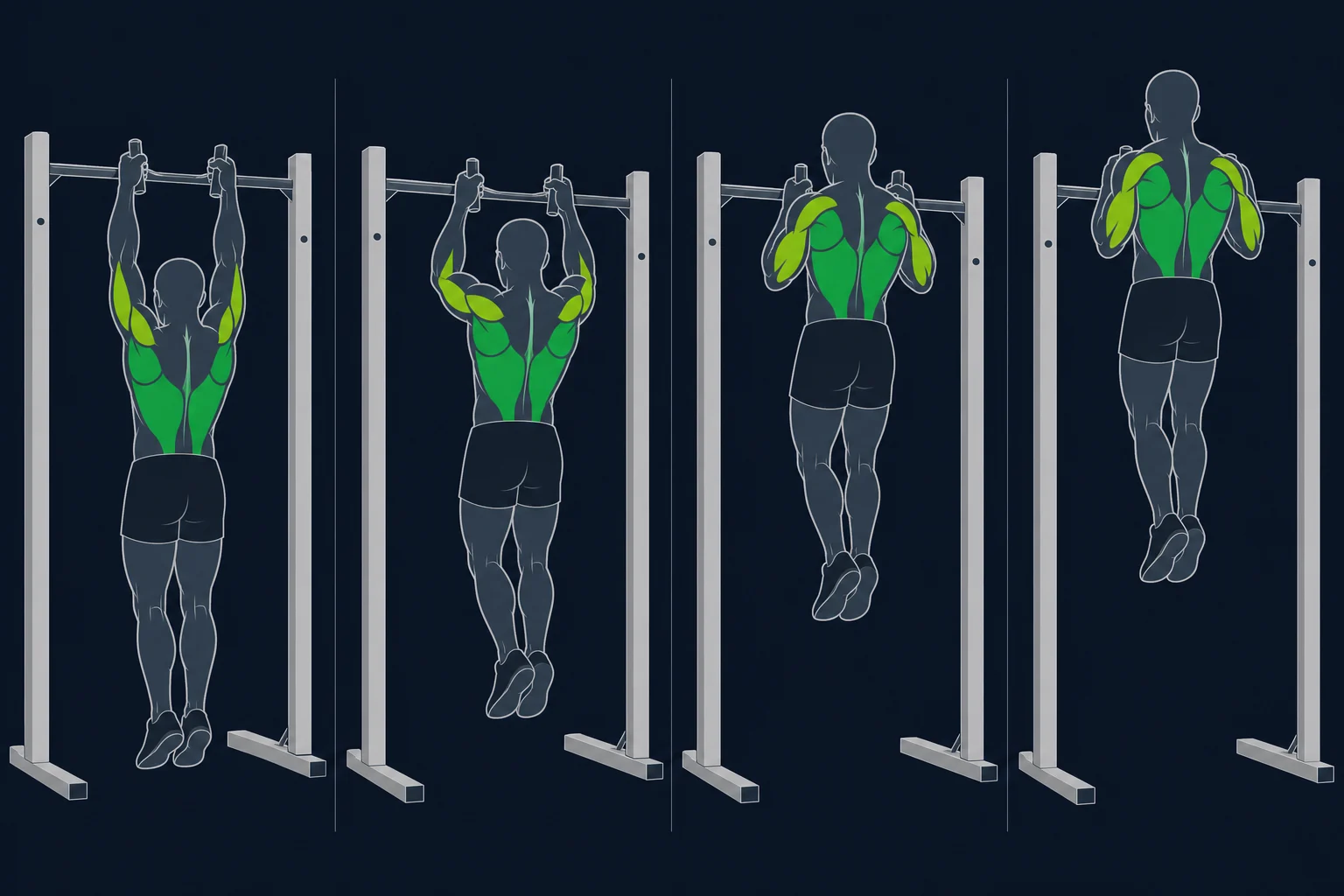 Pull-up - Pullup: Nøytralt grep pull-up
