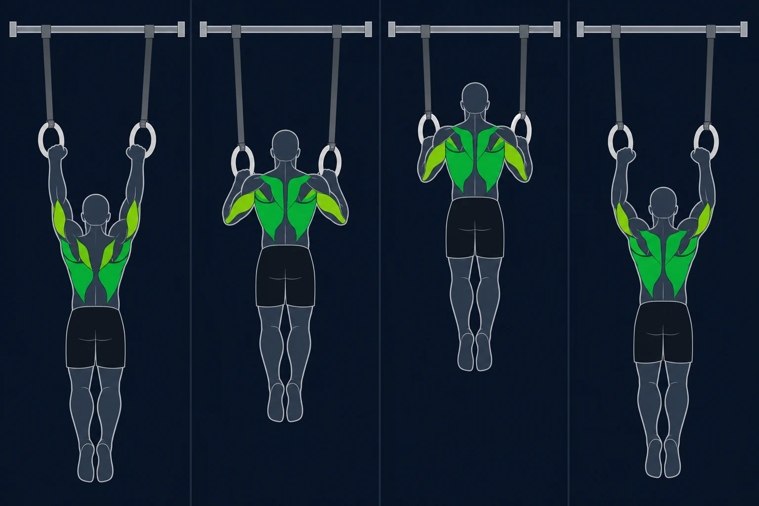 Pull-up - Pullup: Pull-up i ringer