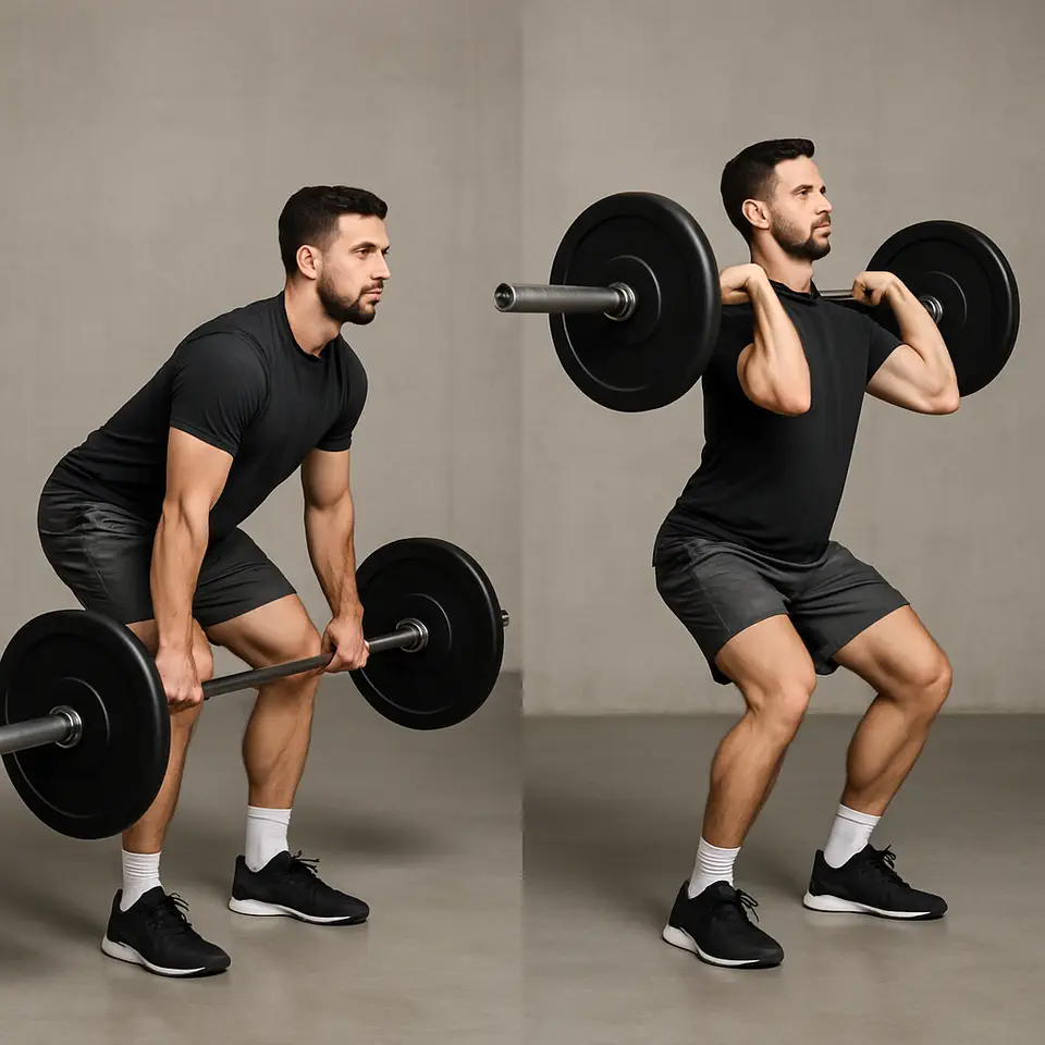 Hang Power Clean - Hengende Frivending