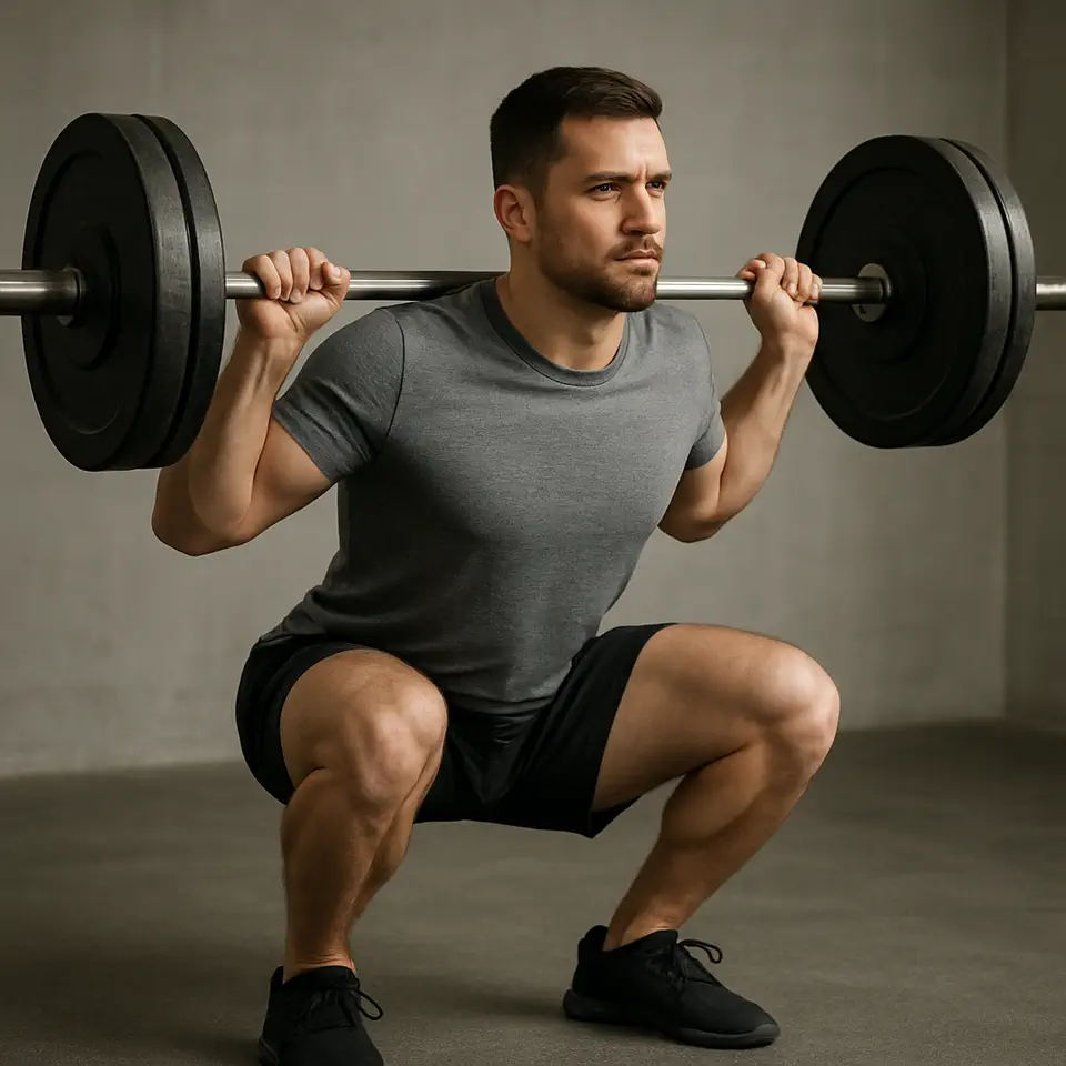 High Bar Squat - Høy Stangplassering Knebøy